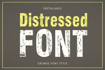 Creative Uses of Distressed Fonts in Modern Design