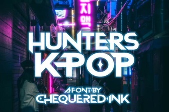 Download Hunters K-Pop Font for Graphic Design Projects