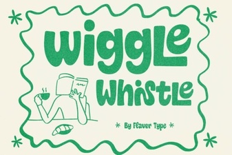 Create Designs with the Wiggle Whistle Font