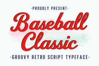 Design Your Baseball Project with Classic Fonts