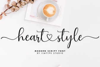 Heart Fonts for Creative Projects & Designs