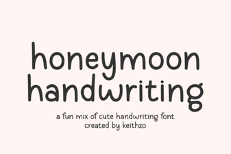 Honeymoon Font: Romantic Scripts for Creative Projects
